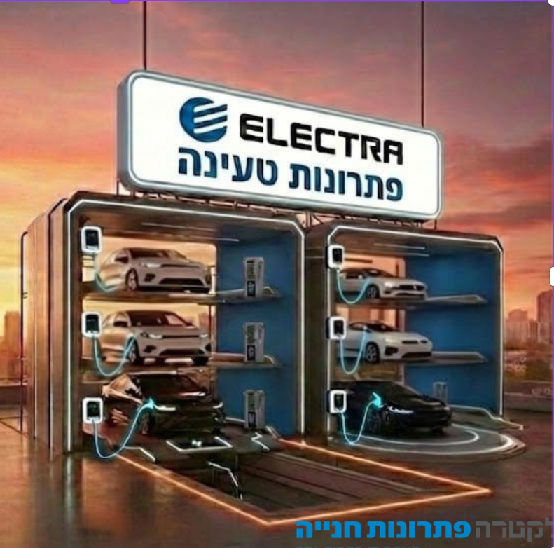  טעינה חשמלית למתקני חניה  קישור לכתבה ב- 